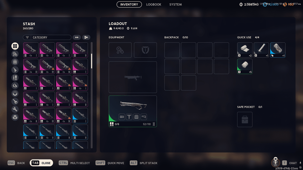 Level 75 Account | 280 Stash | All Workbenches Maxed | Full Roster | 65/74 Blueprints | 3.8M Coins | 950 Raider Tokens | Full First-Mail Access