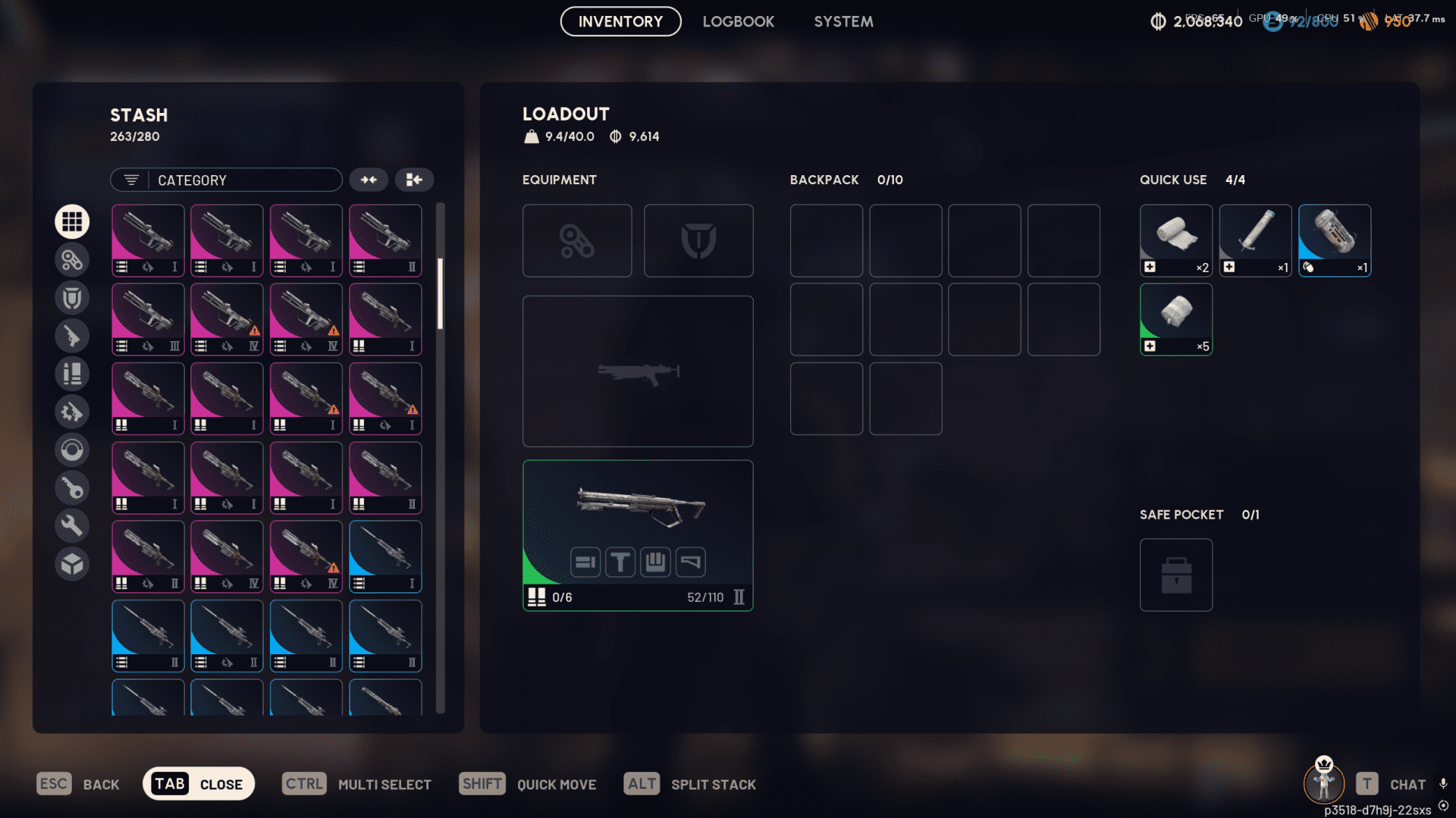 Level 75 Account | 280 Stash | All Workbenches Maxed | Full Roster | 65/74 Blueprints | 3.8M Coins | 950 Raider Tokens | Full First-Mail Access