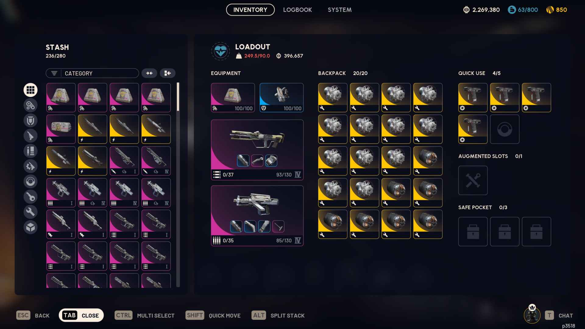 Level 75 Account | 68 Blueprints | Max Stash | Max Workshops | 2.2M Coins | 850 Raider Tokens | Full Access