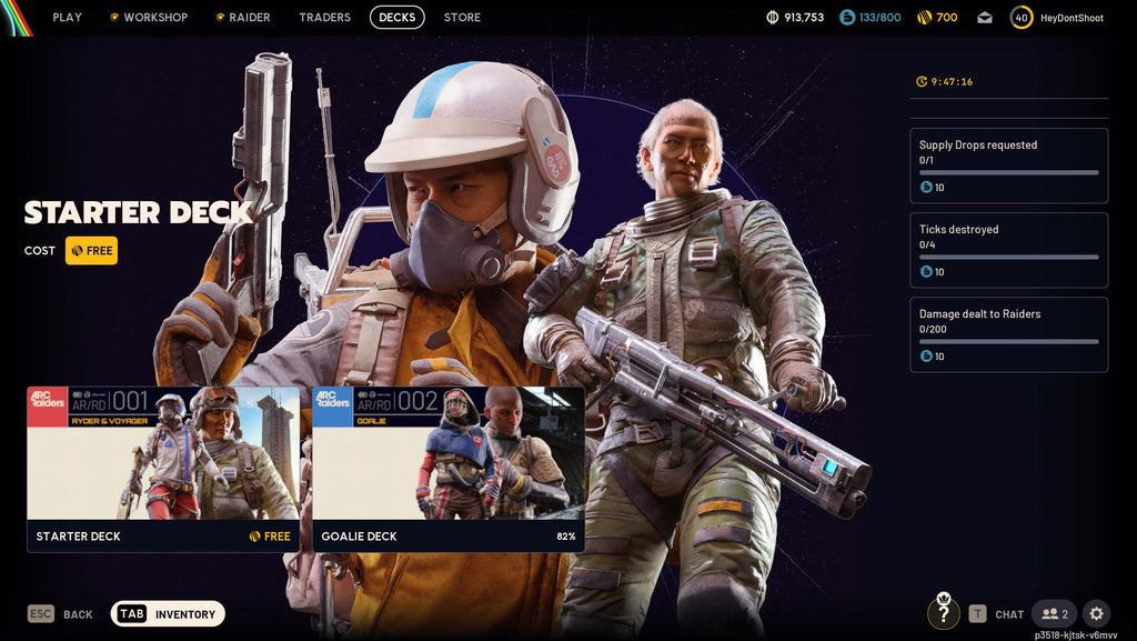 ARC RAIDERS Steam Account | Level 40 | 33 Blueprints | 2.4M Cash | Full Access