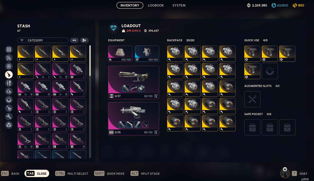 Level 75 Account | 68 Blueprints | Max Stash | Max Workshops | 2.2M Coins | 850 Raider Tokens | Full Access