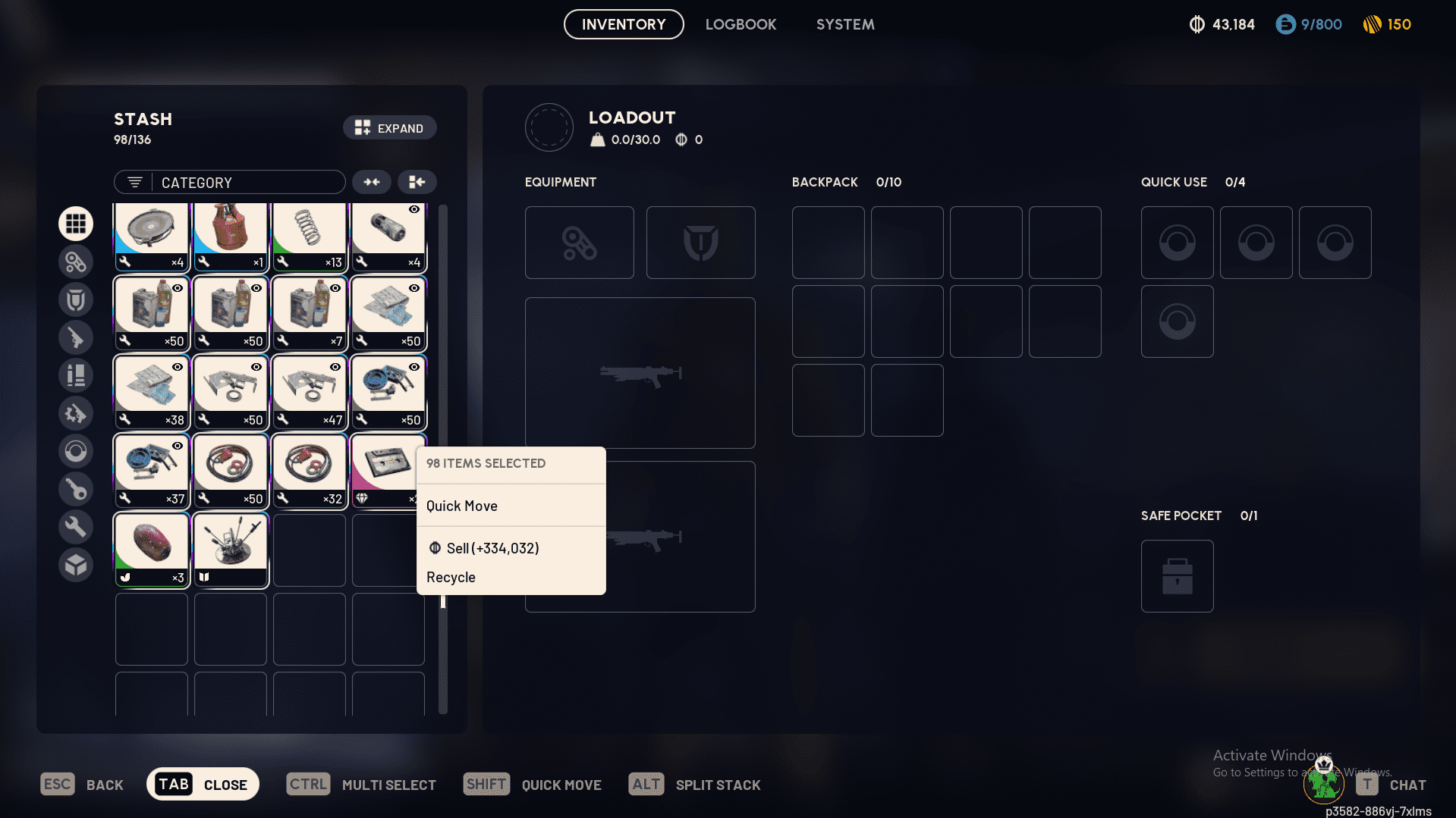 Level 9 Starter Account | Tempest + Vulcano + Torrent Blueprints | 350K Cash | Full Access