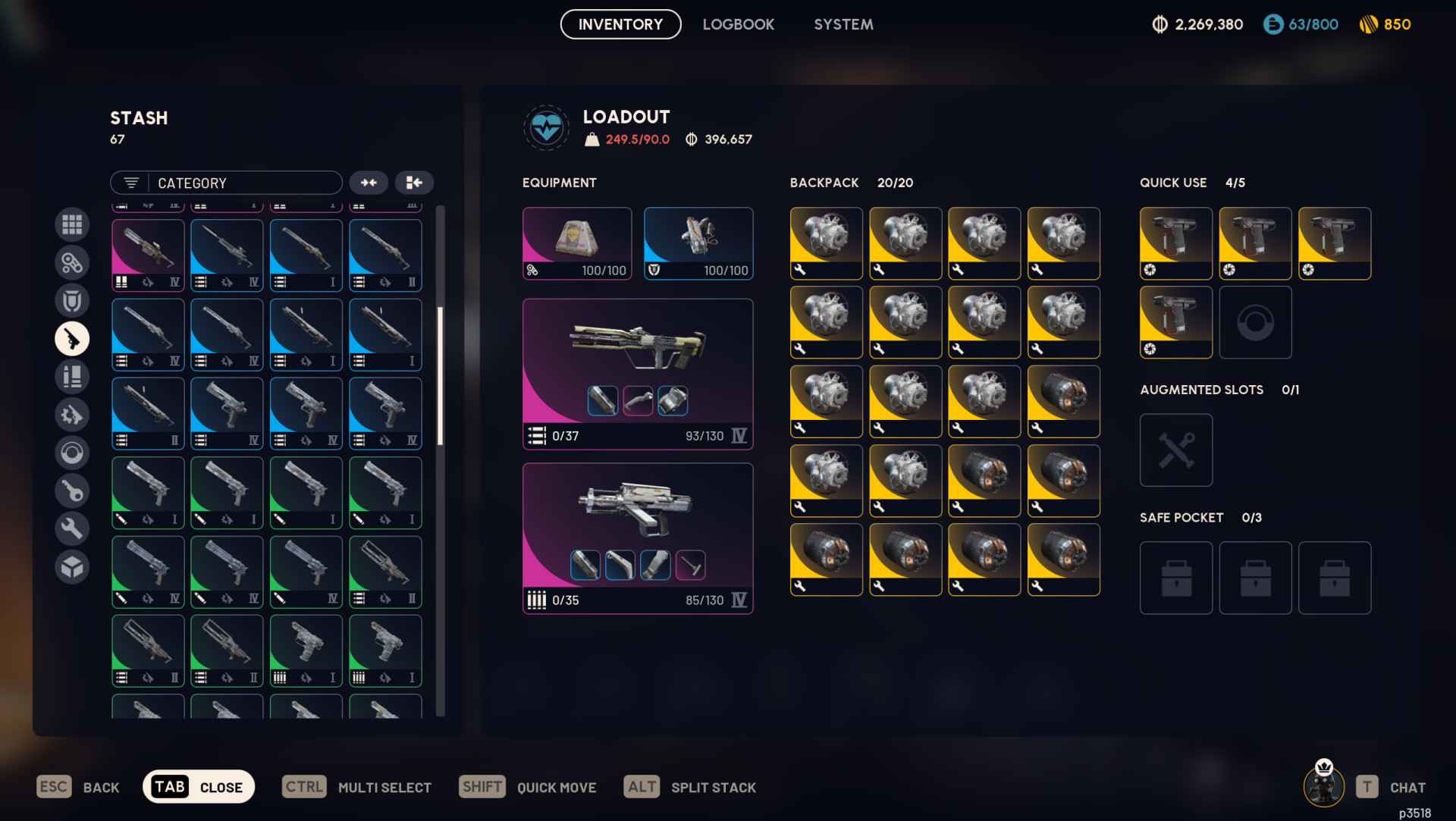 Level 75 Account | 68 Blueprints | Max Stash | Max Workshops | 2.2M Coins | 850 Raider Tokens | Full Access