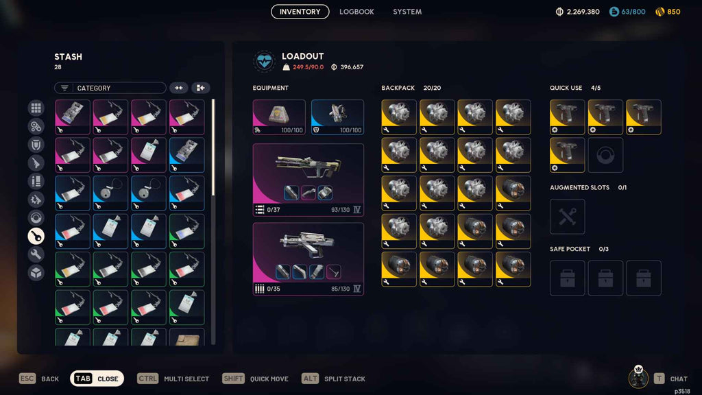 Level 75 Account | 68 Blueprints | Max Stash | Max Workshops | 2.2M Coins | 850 Raider Tokens | Full Access