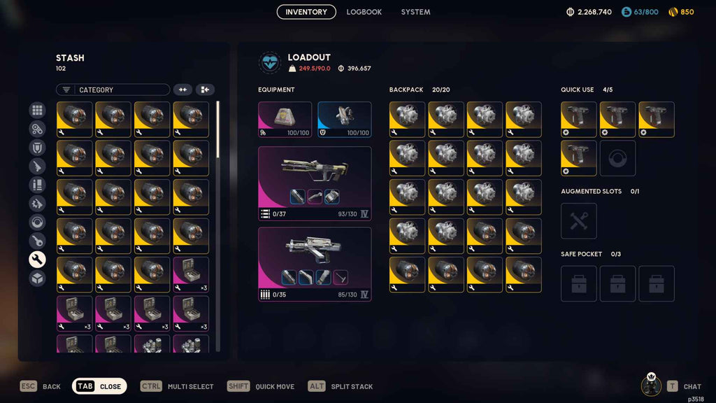 Level 75 Account | 68 Blueprints | Max Stash | Max Workshops | 2.2M Coins | 850 Raider Tokens | Full Access